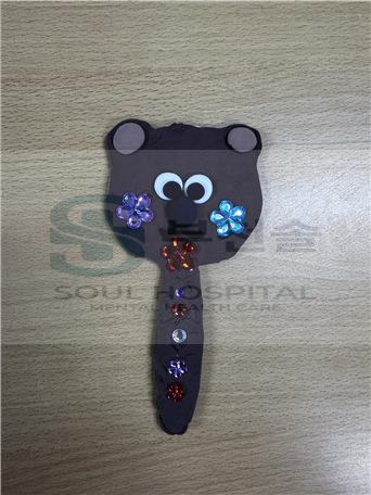 아이클레이 활용 곰 얼굴 손거울 만들기